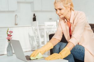 ways to clean laptop exterior